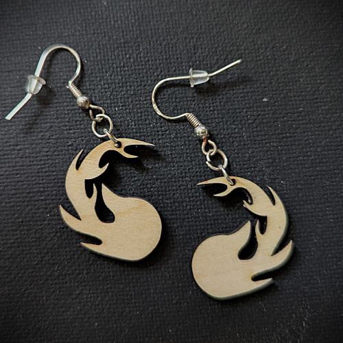Boucles en forme de boule de feu