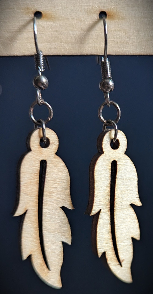 Boucles en forme de plume